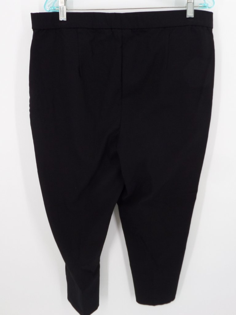 Susan Graver Women's Fall Cropped Black Pants Size 18w Euc — image 3 of 7